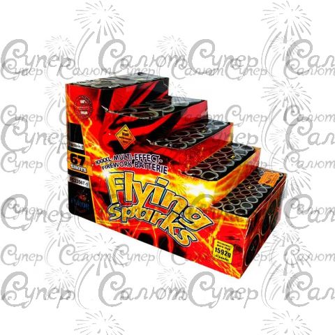 Феєрверк Flying Sparks 67 залпів (20-25-30-50 мм.)