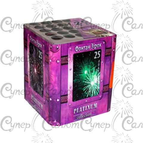Фейерверк Фонтан Звезд 25 зарядов