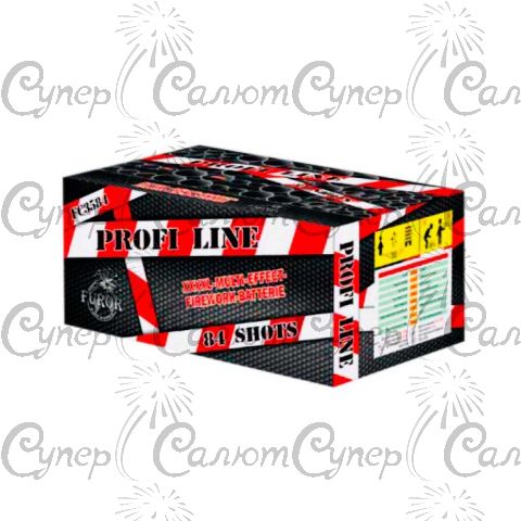 Салют Profi Line 84 выстрелов (калибр 30,50 мм. + Веер)